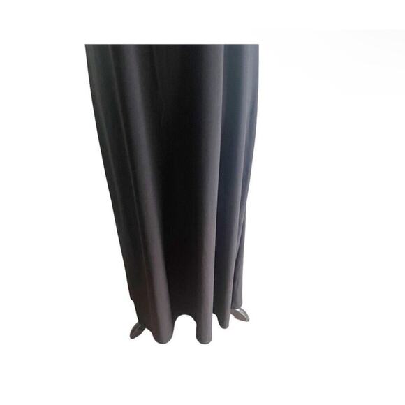 Vince Camuto Black Minimalist Maxi Dress Size Large Sleeveless Beachy Goth - Picture 5 of 7